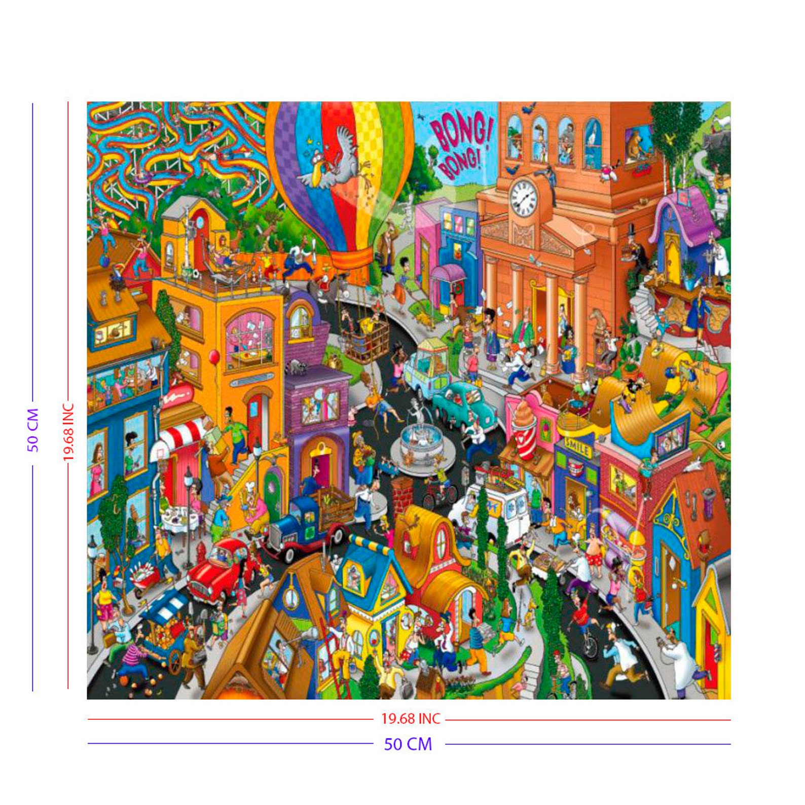 Jigsaw Puzzle 500 Pieces World in a Hurry Premium Edition Etsy