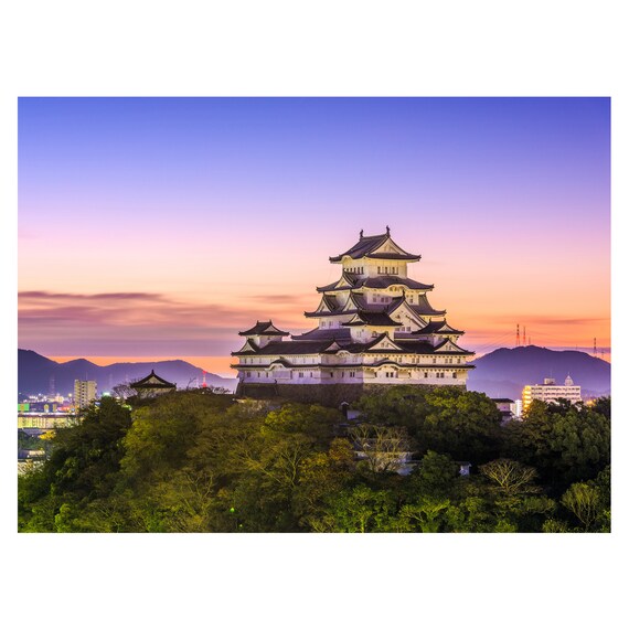 Jigsaw Puzzle 500 Pieces Himeji Castle Japan Gold Edition by Etsy
