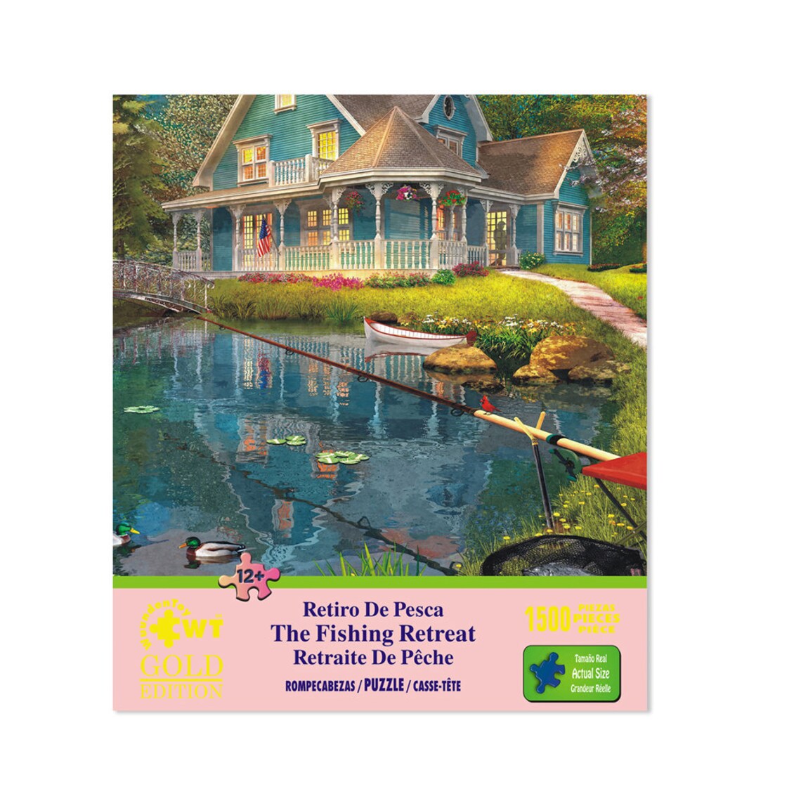 Jigsaw Puzzle 1500 Pieces The Fishing Retreat Gold Edition Etsy