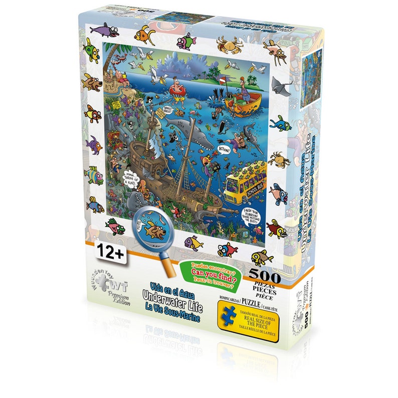 Jigsaw Puzzle 500 Pieces Life in the Water Premium Edition Etsy