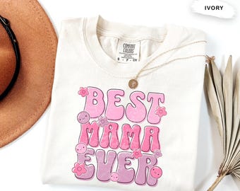 Mama T-Shirt, Comfort Colors 1717 Garment-Dyed Tee, Trendy Graphic Shirt
