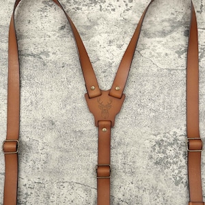 Groomsmen Gift Groomsmen Suspenders for Best Man Gift Grooms Suspenders Wedding Suspenders Genuine Leather Suspenders Wedding Suspenders
