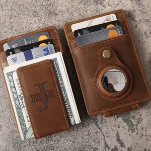 Leather Money Clip and Credit Card Holder – Moonshine Leather Company