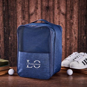 Cadeau garçon d'honneur Sac à chaussures de golf personnalisé Cadeau pour golfeur Cadeau pour homme d'honneur Sac à chaussures personnalisé pour papa Meilleur homme Cadeau Sac à chaussures monogrammé
