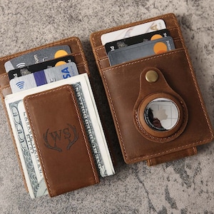 Pince à billets personnalisée, pince à billets en cuir, portefeuilles pour hommes, portefeuille gravé, portefeuille en cuir pour hommes, cadeaux de Noël pour lui