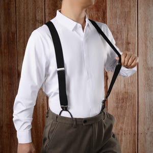 Personalized Groomsmen Suspenders, Rustic Wedding, Suspenders Best Man, Ring Bearer Outfit, Father&#39;s Day Gift, Suspenders with Button Loops