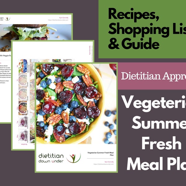 Vegetarian Meal Plan, 7 Days, Summer Fresh Plan