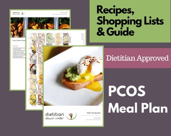 PCOS Meal Plan, 7 Days, By Dietitian