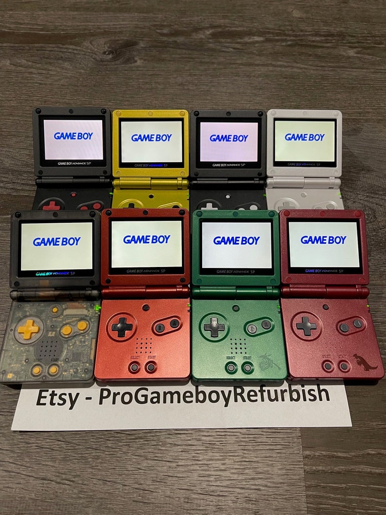 Buy Gameboy Advance Ips New Custom Gba Sp Brighter Online in India - Etsy