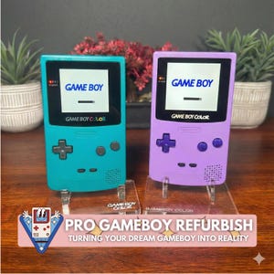 Customize Gameboy Color Q5 or IPS Screen + Free Pokemon Game - Customize Your Own GBC with a New Bright IPS Screen, Shell, Buttons, and More