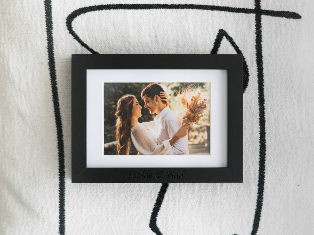 Personalized Picture Frame Couples Picture Frame Engraved Etsy