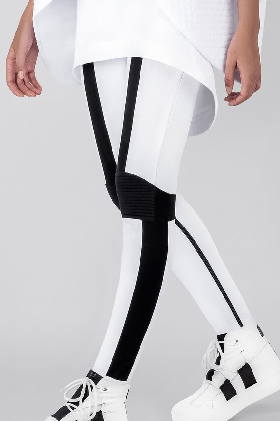 Skinny Pants With Zip Side Slit | Etsy 
