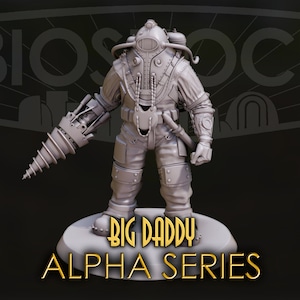 Bioshock Fan Art Miniature - Big Daddy Alpha Series - Resin