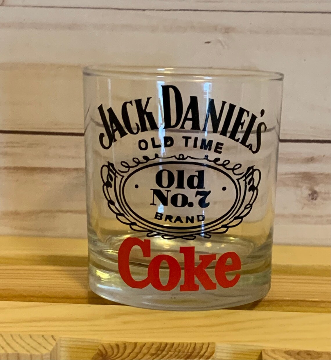 Jack and Coke glass Etsy