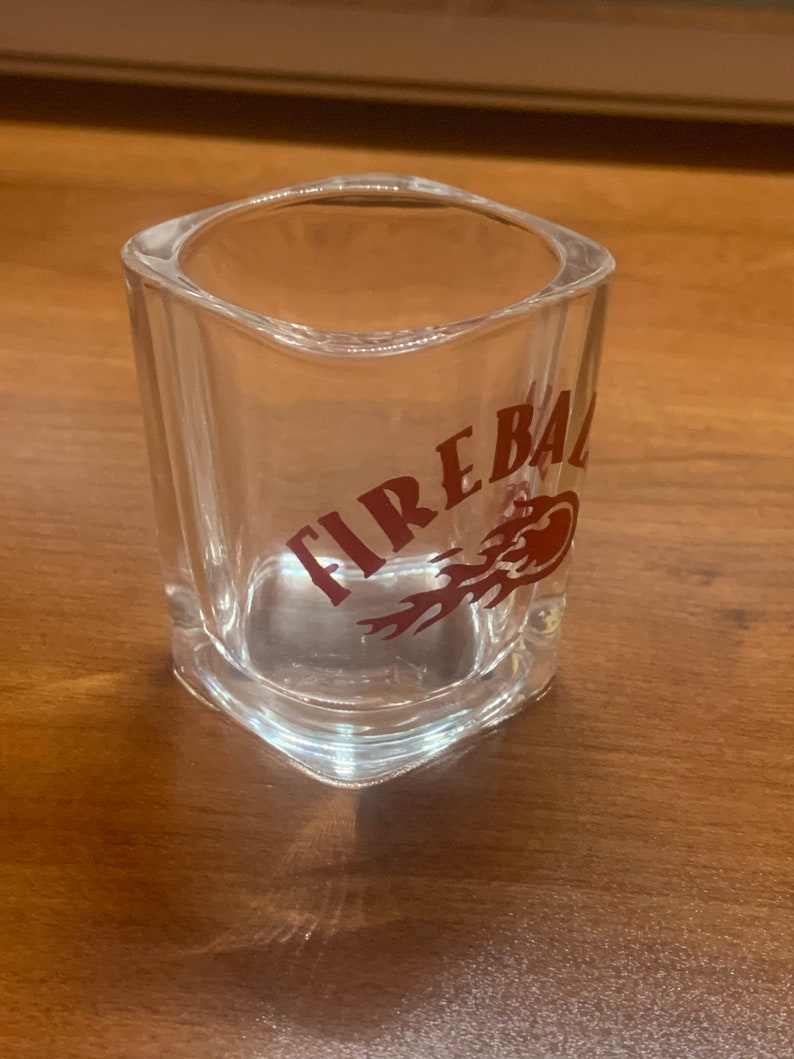 Fireball Shot glass Etsy