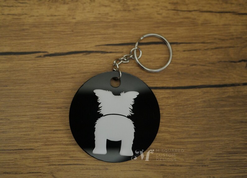 Dog Lover Gift Puppy Key Chain Acrylic Key Chain New Dog Owner Gift for Sister CUSTOM Dog Keychain Gift for Mom Stocking Stuffer