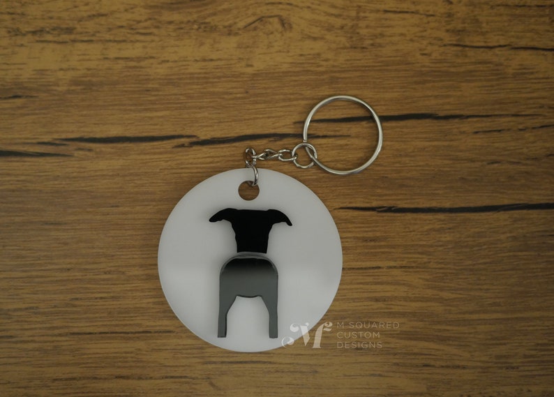 Dog Lover Gift Puppy Key Chain Acrylic Key Chain New Dog Owner Gift for Sister CUSTOM Dog Keychain Gift for Mom Stocking Stuffer