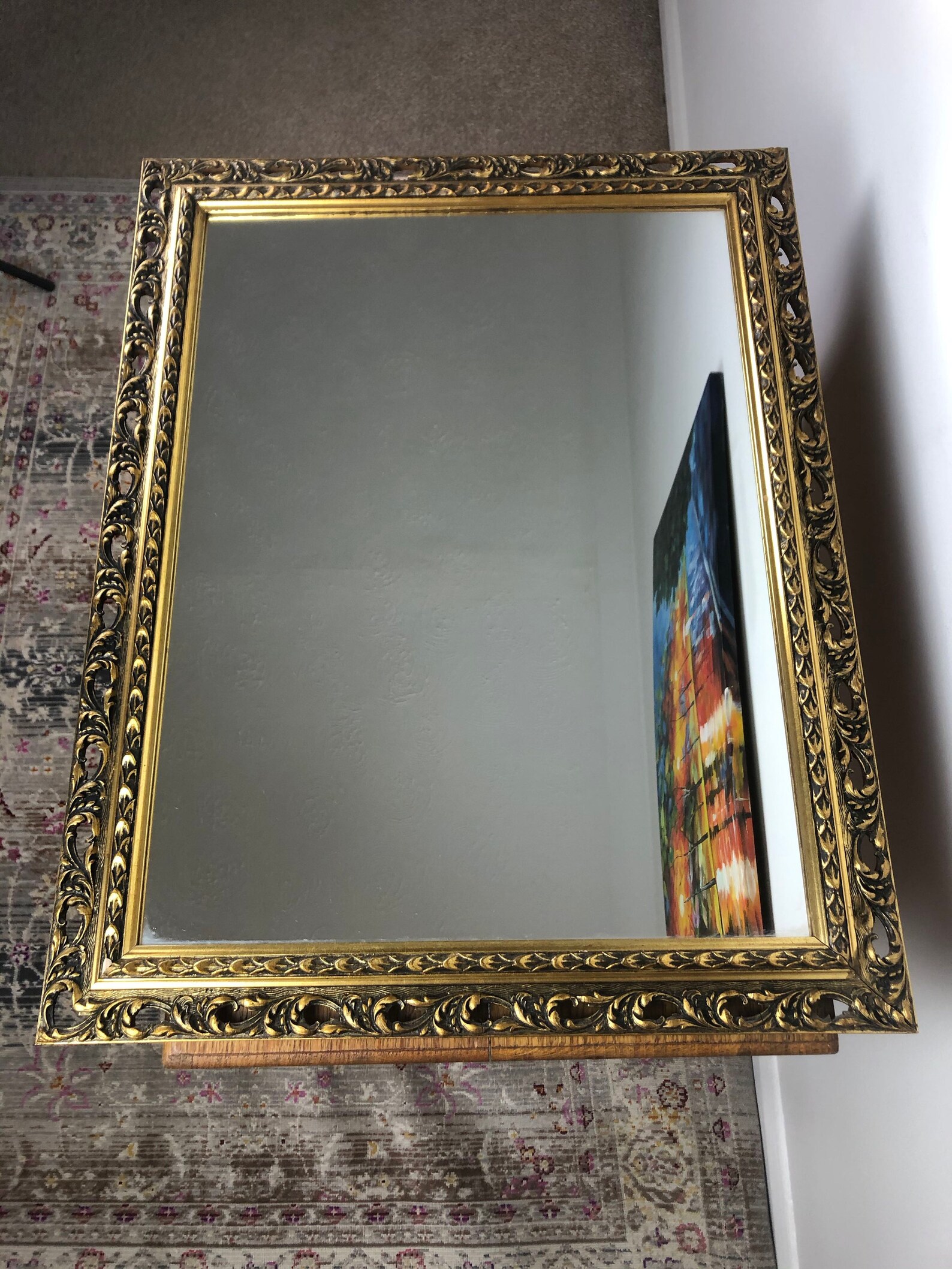 Ornate Gold Mirror Etsy