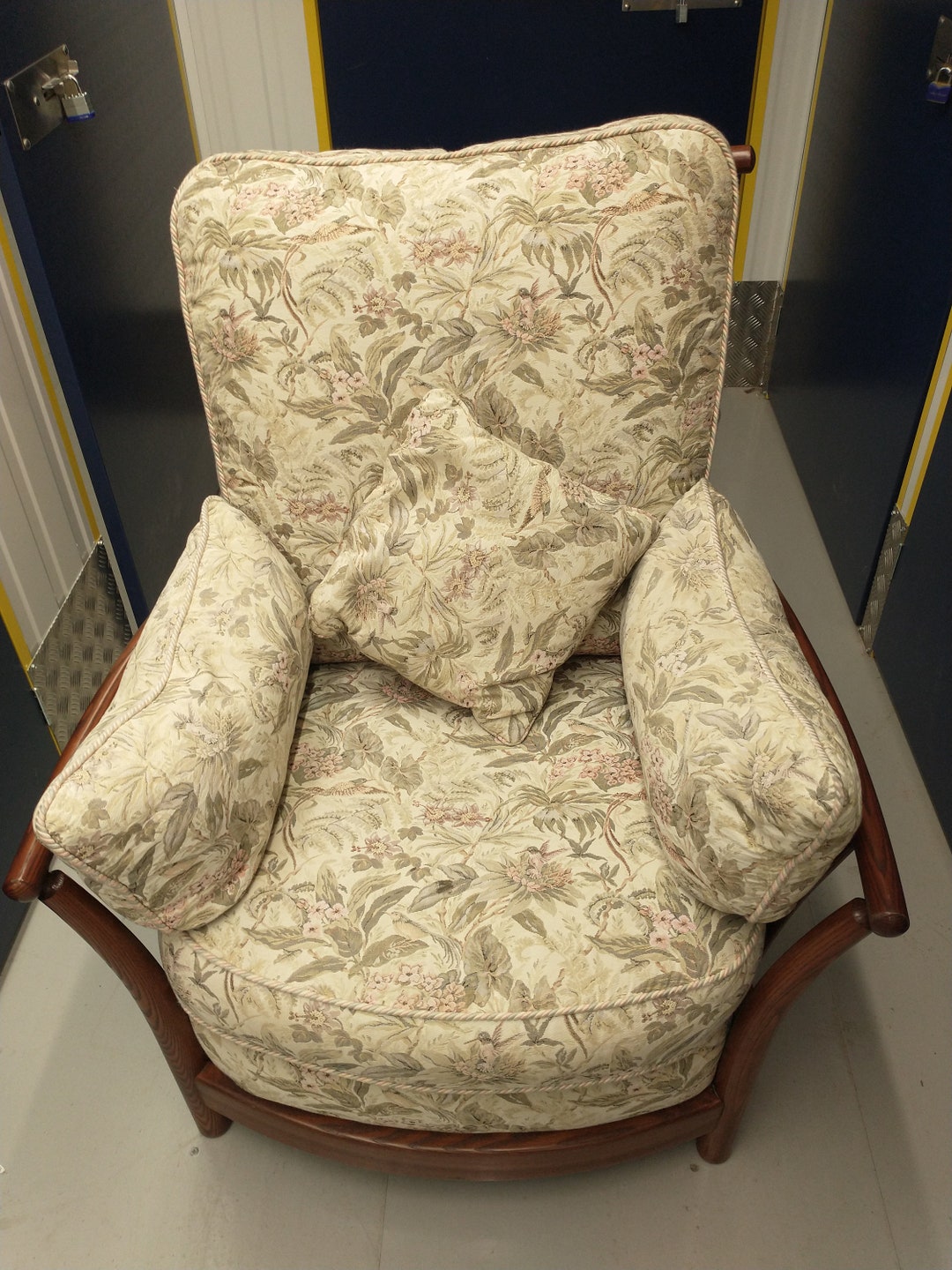 Ercol Renaissance Chair Ercol Fabric Golden Dawn FREE Etsy UK