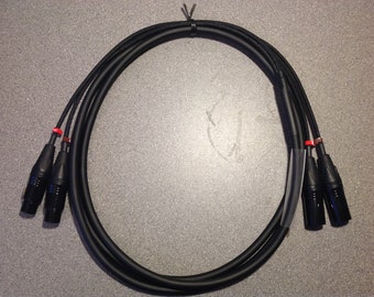 XLR Loom - 2 Way - Male to Female - 3m
