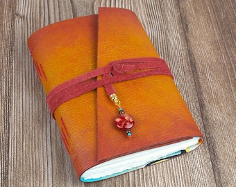 A6 Upcycled Leather, 170gsm Sketchbook – Streetwise Scribbles