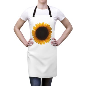 Single Sunflower Apron MobiusMoon
