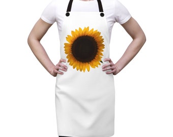 Single Sunflower Apron MobiusMoon