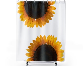 Sunflower Shower Curtains MobiusMoon