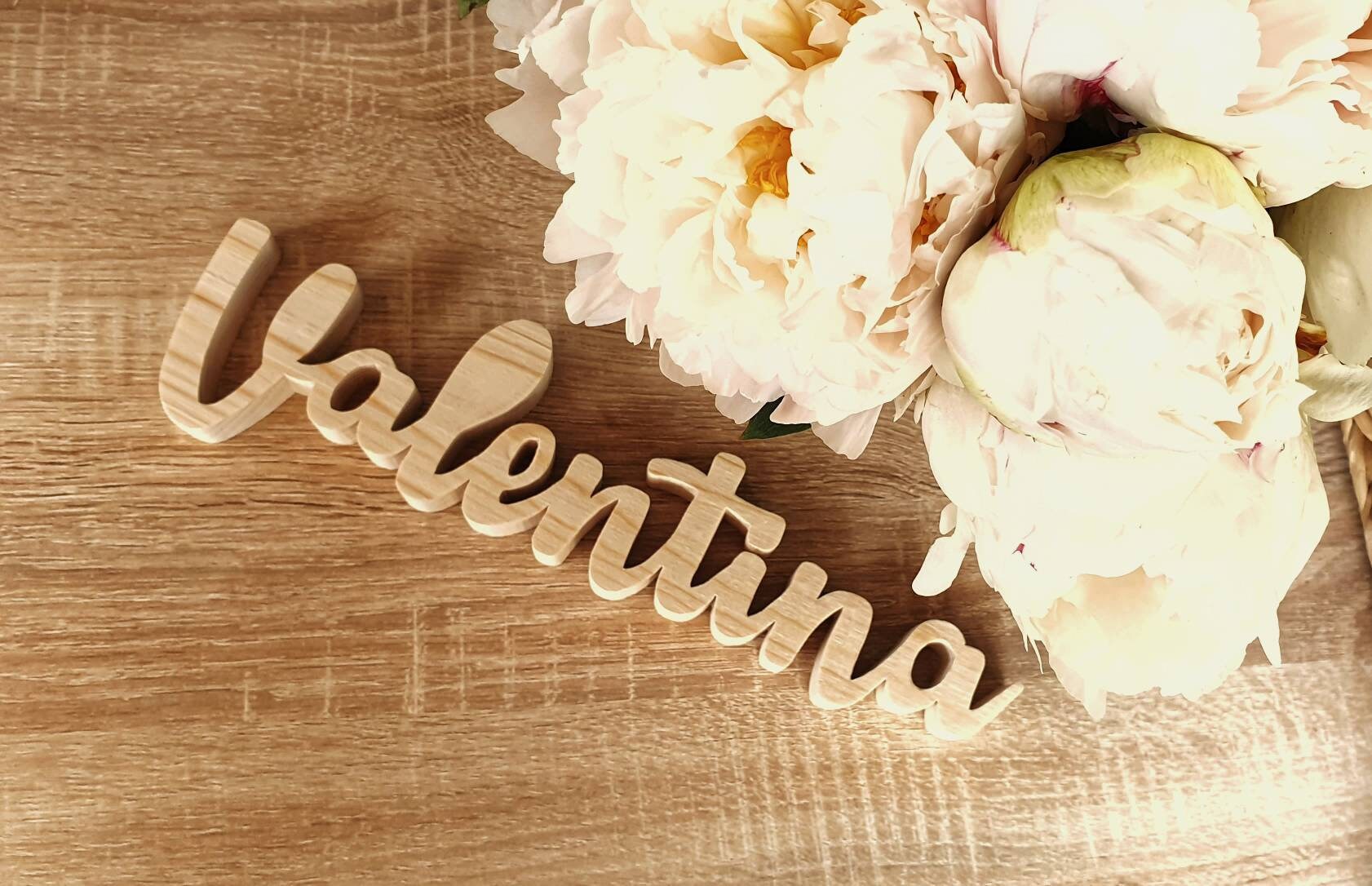 Mots Personnalisables Pour Vos Événements Bois Naturel