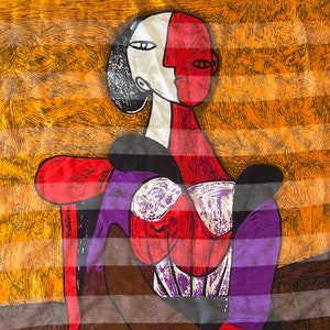 Silk Scarf, print scarf Picasso