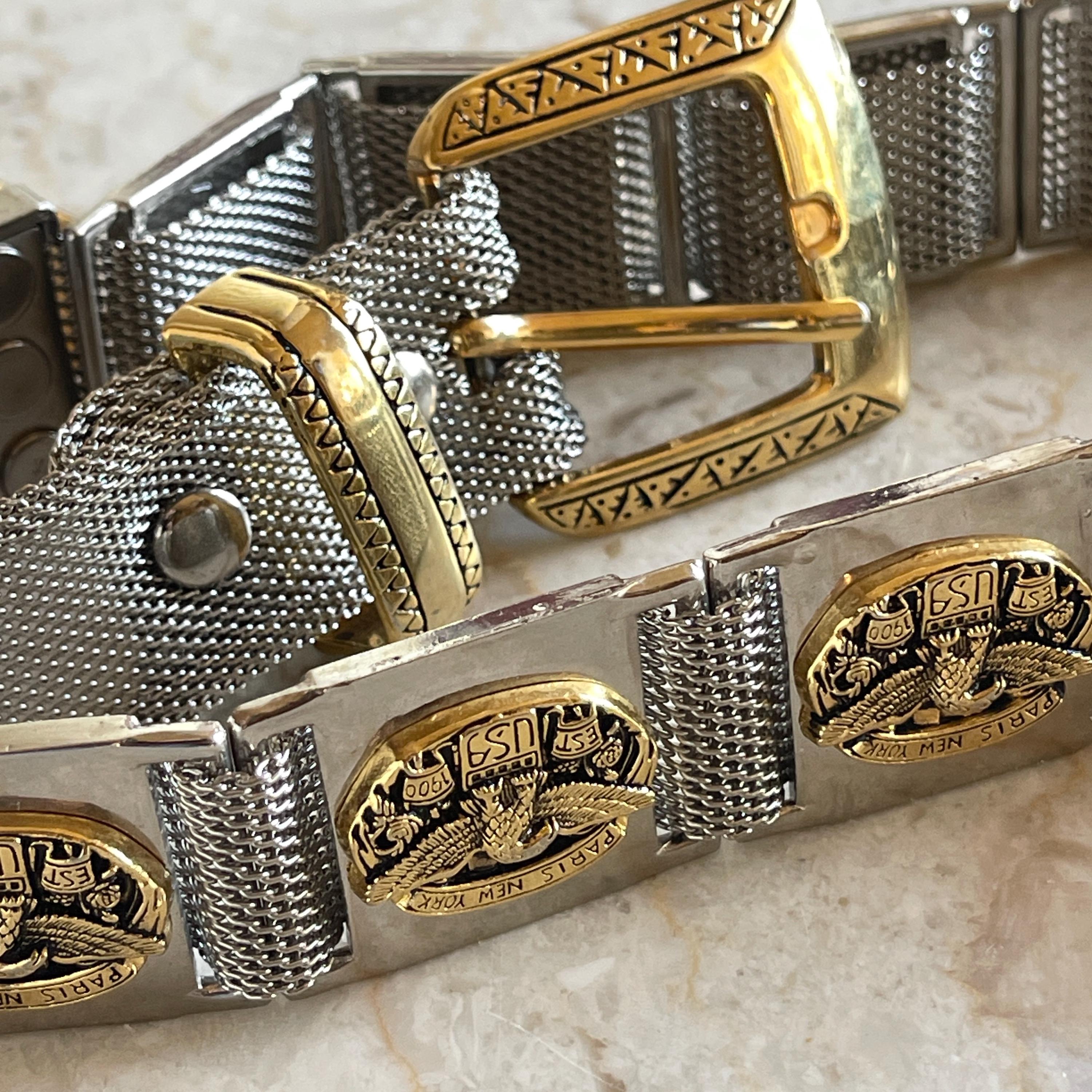 Silver Mesh Belt - Etsy