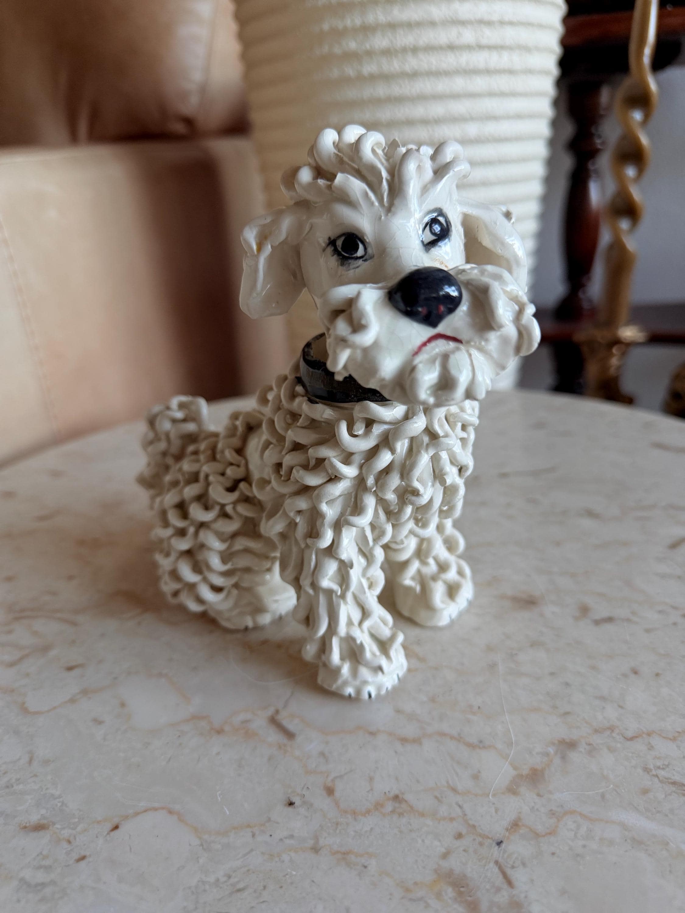Vintage Italian Spaghetti Poodle Figurines - Etsy