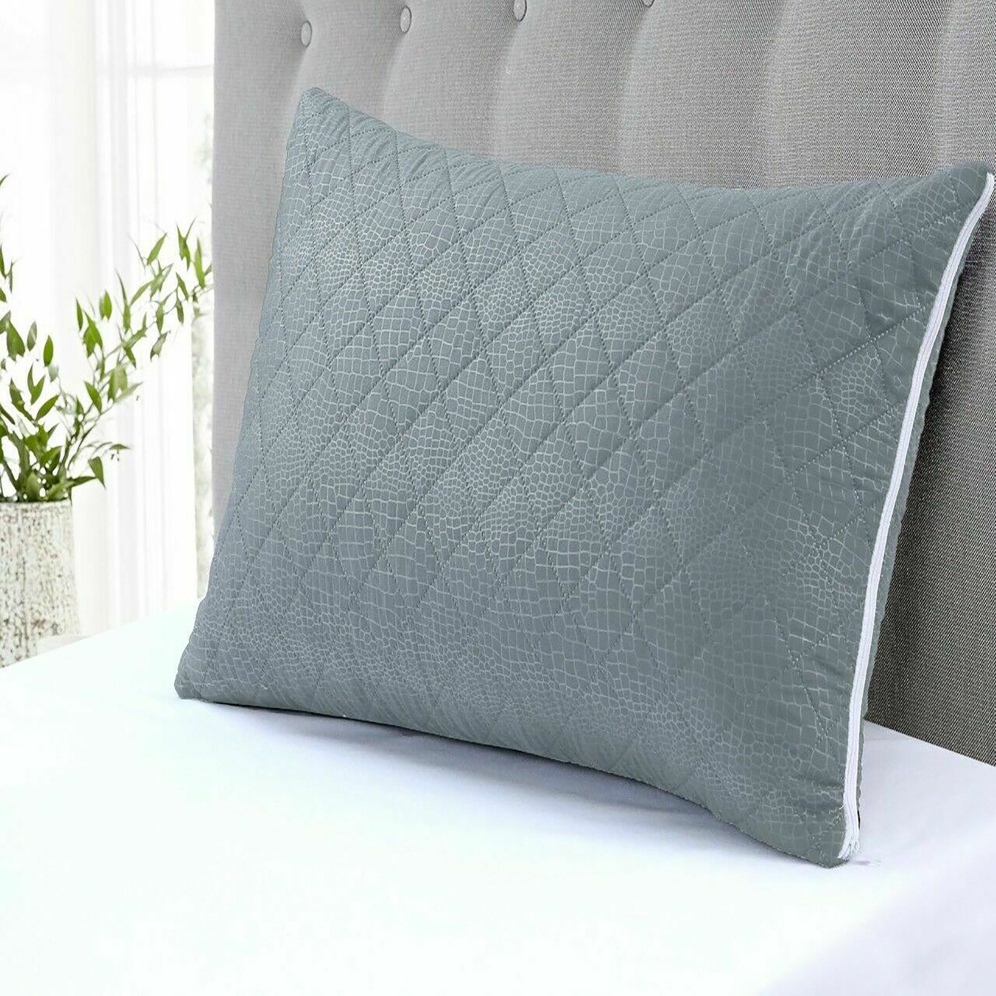 Outdoor Waterproof Cushion Covers Quilted Pillow Zipped Etsy UK