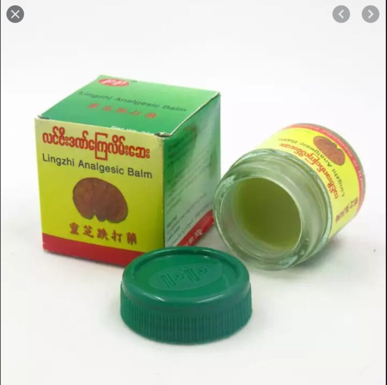 Lingzhi Balm Myanmar Cream Ointment Herbal Muscle Pain
