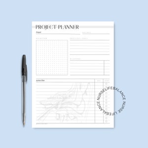 Project Planner Printable