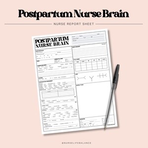 Cerebro de enfermera posparto