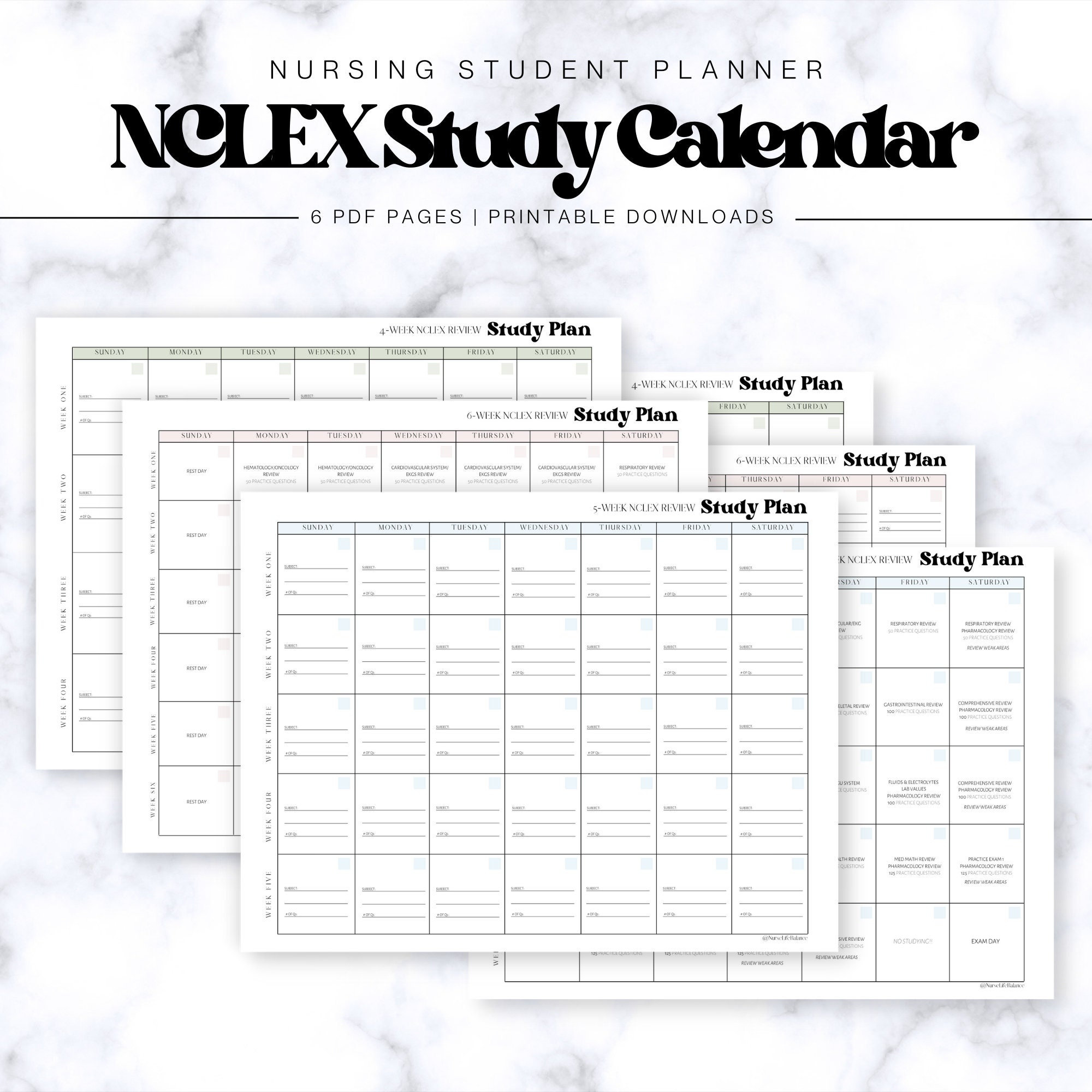 nclex-study-plan-calendars-etsy