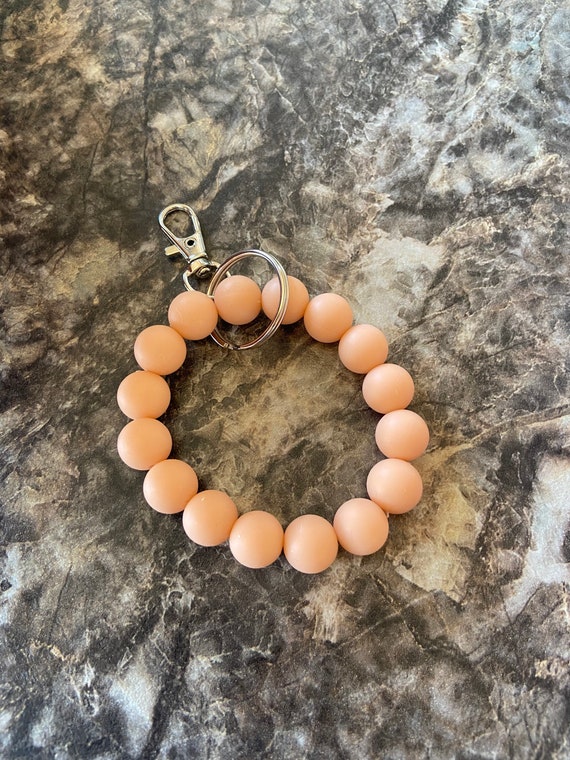 Elastic Silicone Keychains Etsy