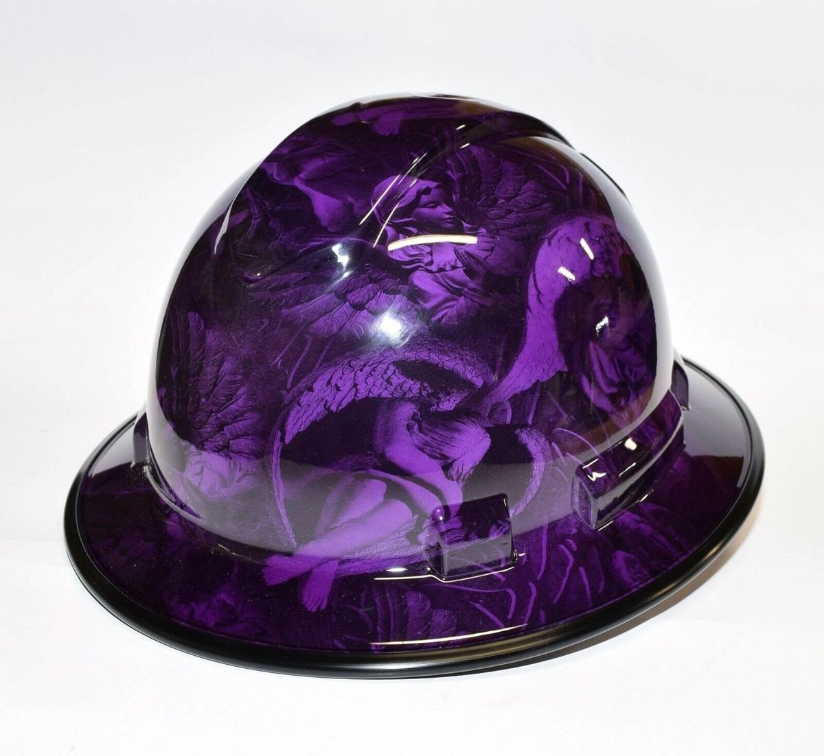 Custom Wide Brim Hard Hat Hydro Dipped in Candy Voodoo Purple | Etsy