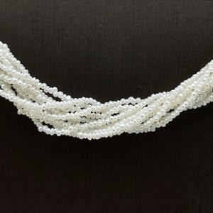 SALTWATER KESHI seed pearl necklace, japanese pearls, saltwater pearls, natural ready to wear