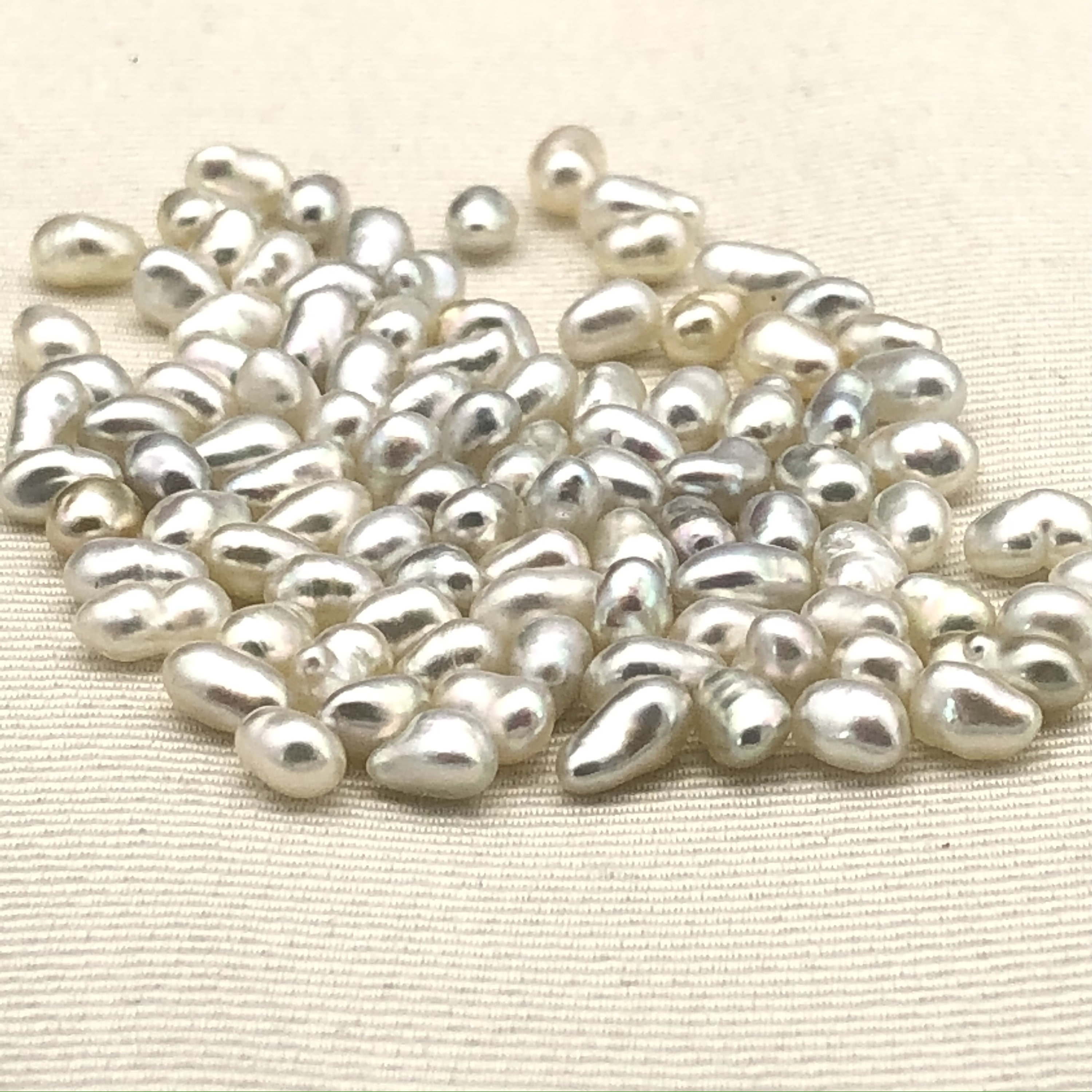 Keshi Pearls Japanese Akoya Keshi Saltwater Pearls 200 Etsy