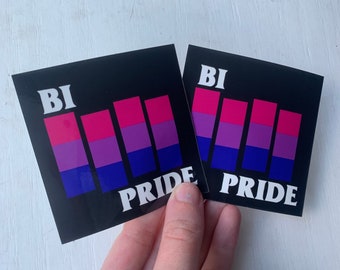 Adesivo Orgulho Bi/Bandeira Negra