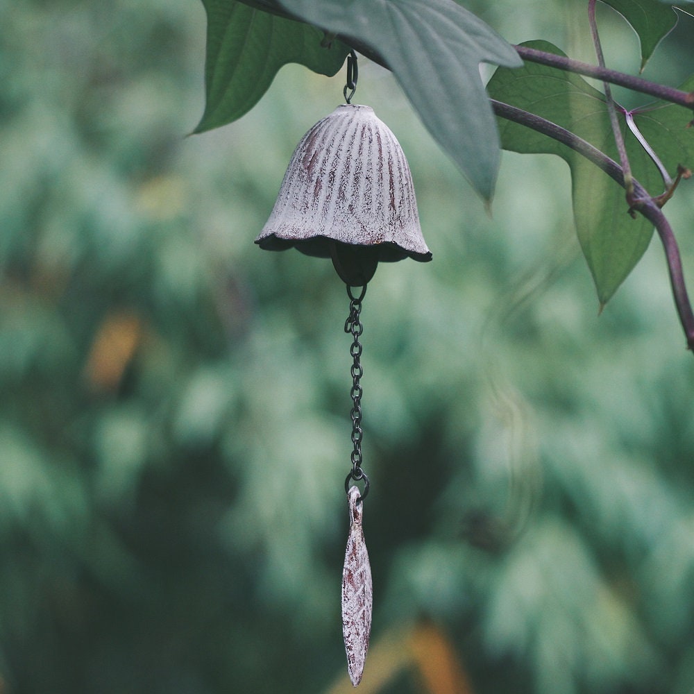 Japanese Style Wind Chime Wind Bell Ring Iron Metal Chime Etsy