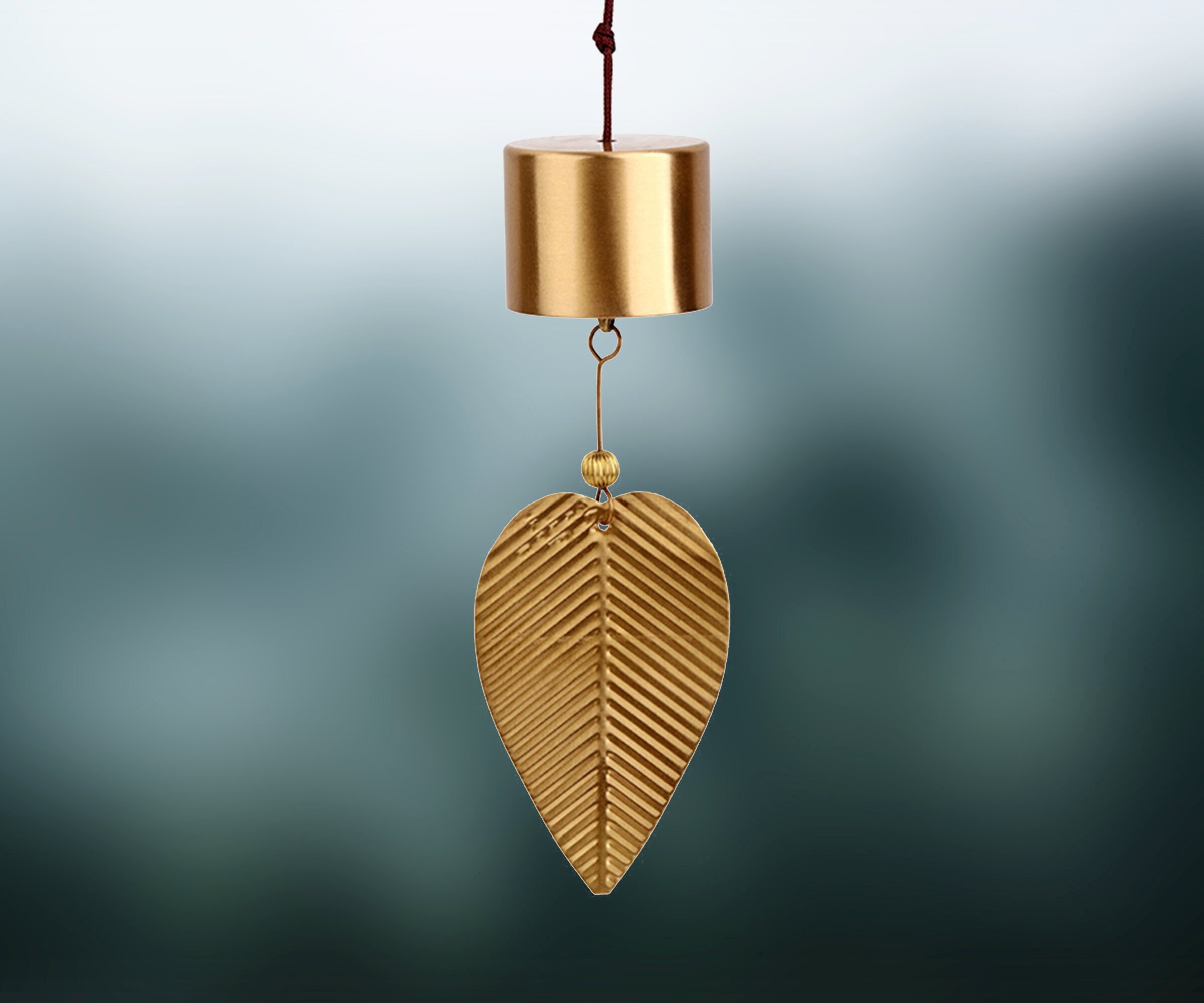 Brass Metal Wind Chime Traditional Japanese Style Bronze Bell Etsy