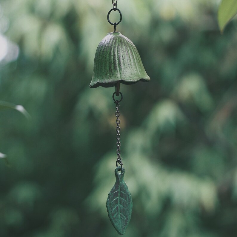 Japanese Style Wind Chime Wind Bell Ring Iron Metal Chime Etsy