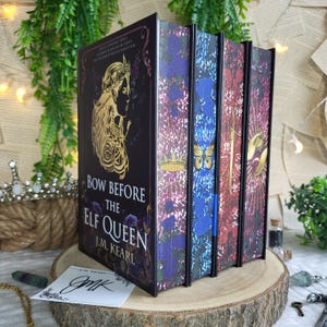 Signed Bookplates - Elf Queen Set - Bow Before the Elf Queen/ Long Live the Elf Queen/ Fate Calls the Elf Queen/ Night Meets the Elf Queen