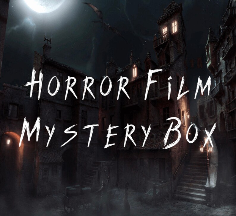 Horror Film Mystery Box. Scary Box Etsy