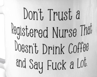 Unique Registered Nurse Gifts, Men Women Travel Mug Gifts, Colleagues, Funny Cute Birthday Christmas Present Ideas for Registered Nurses