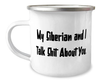 Siberian Cat Owner Gifts, Siberian Cat Camper Mug, Siberian Cat Mom Gifts, Siberian Cat Lovers, Birthday Gift, Christmas Present Ideas