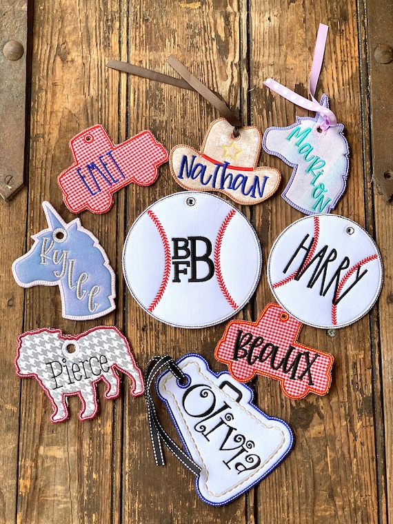 Bag Tags Backpack Tags Name Tags Custom Bag Tag Etsy